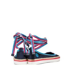 Tory Burch Denim/BlueRed 3D Ballet Sneaker (US 9)